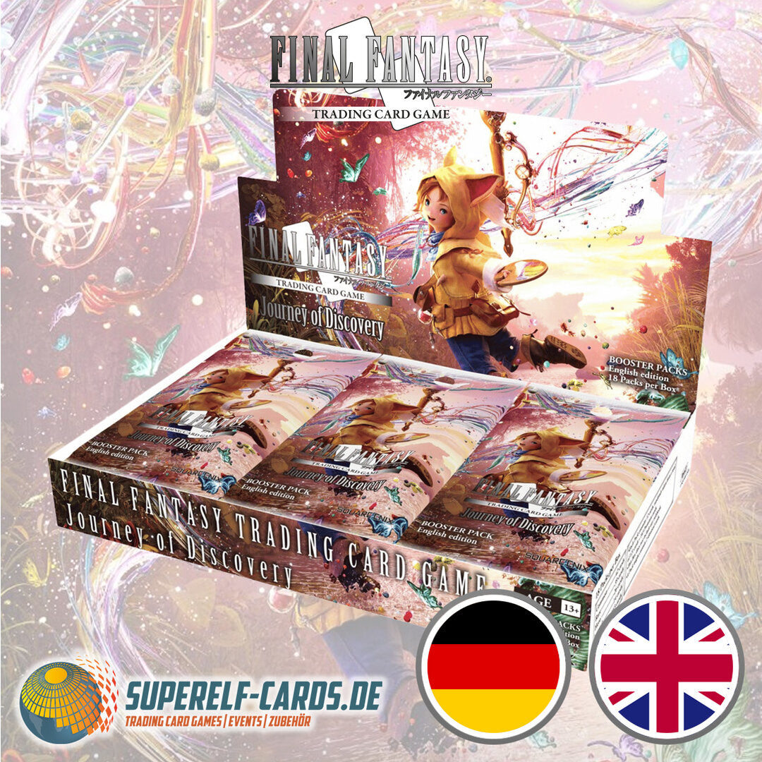 Final Fantasy TCG OPUS 27 / XXVII - Journey of Discovery - 18 Booster Display - EN / DE