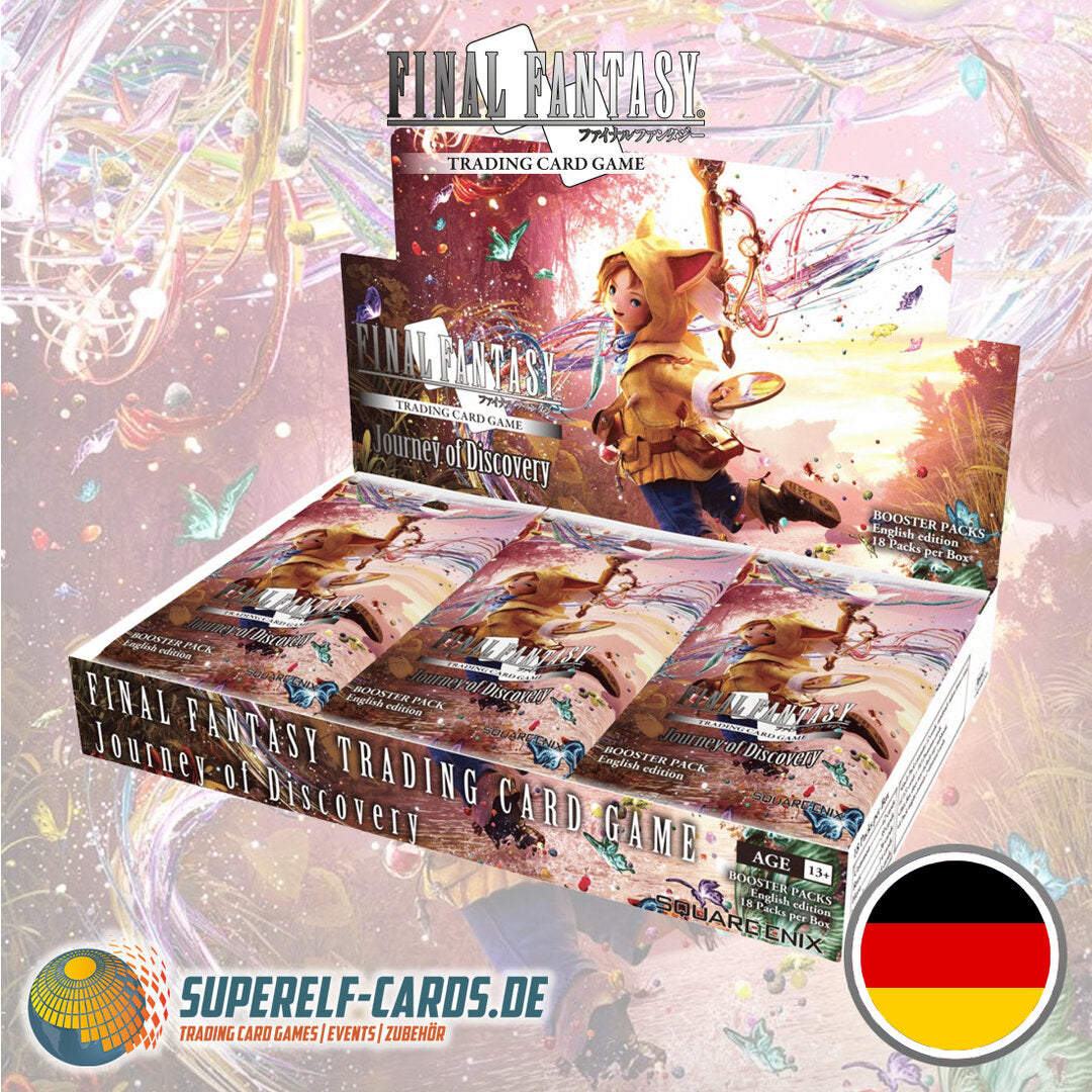 Final Fantasy TCG OPUS 27 / XXVII - Journey of Discovery - 18 Booster Display - EN / DE