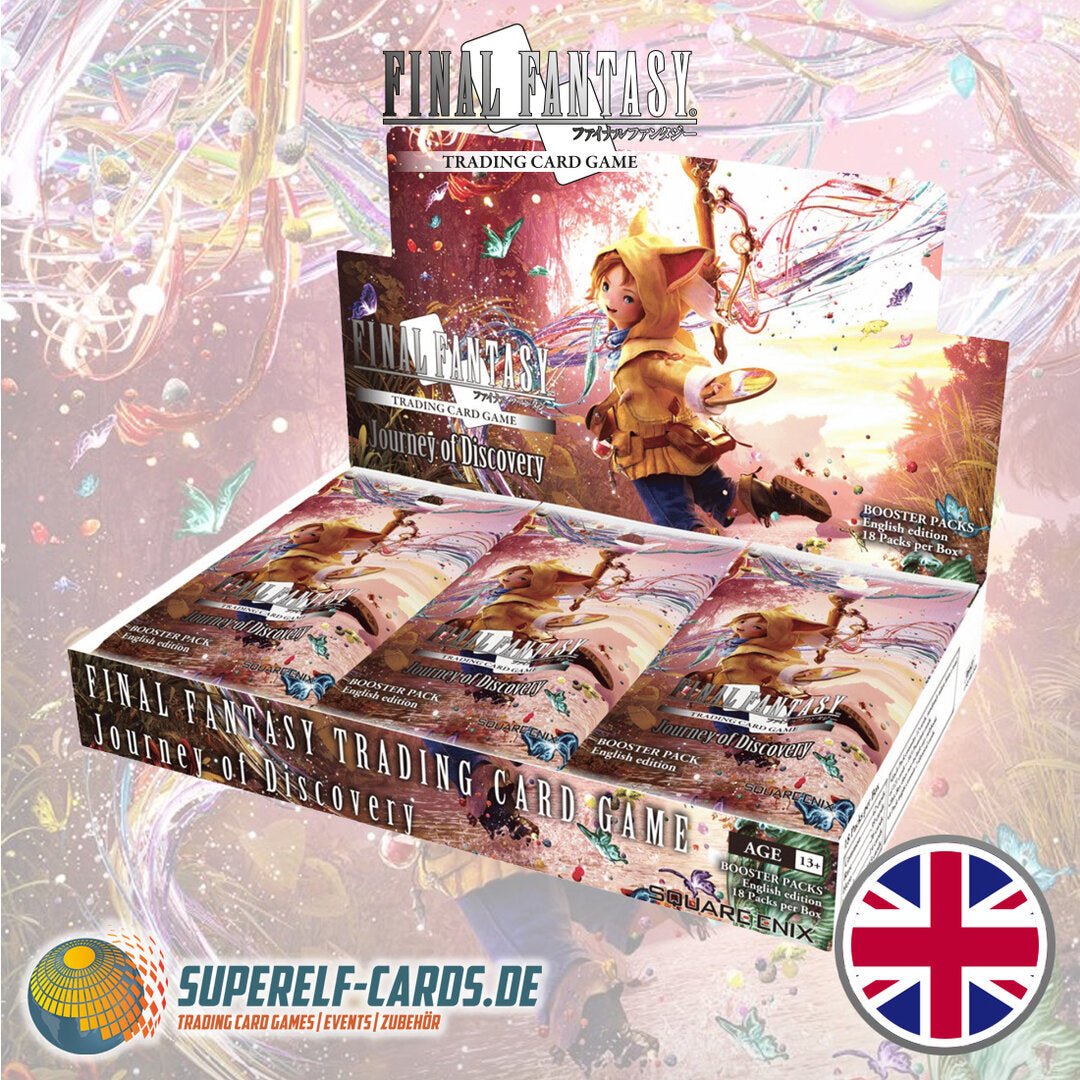 Final Fantasy TCG OPUS 27 / XXVII - Journey of Discovery - 18 Booster Display - EN / DE