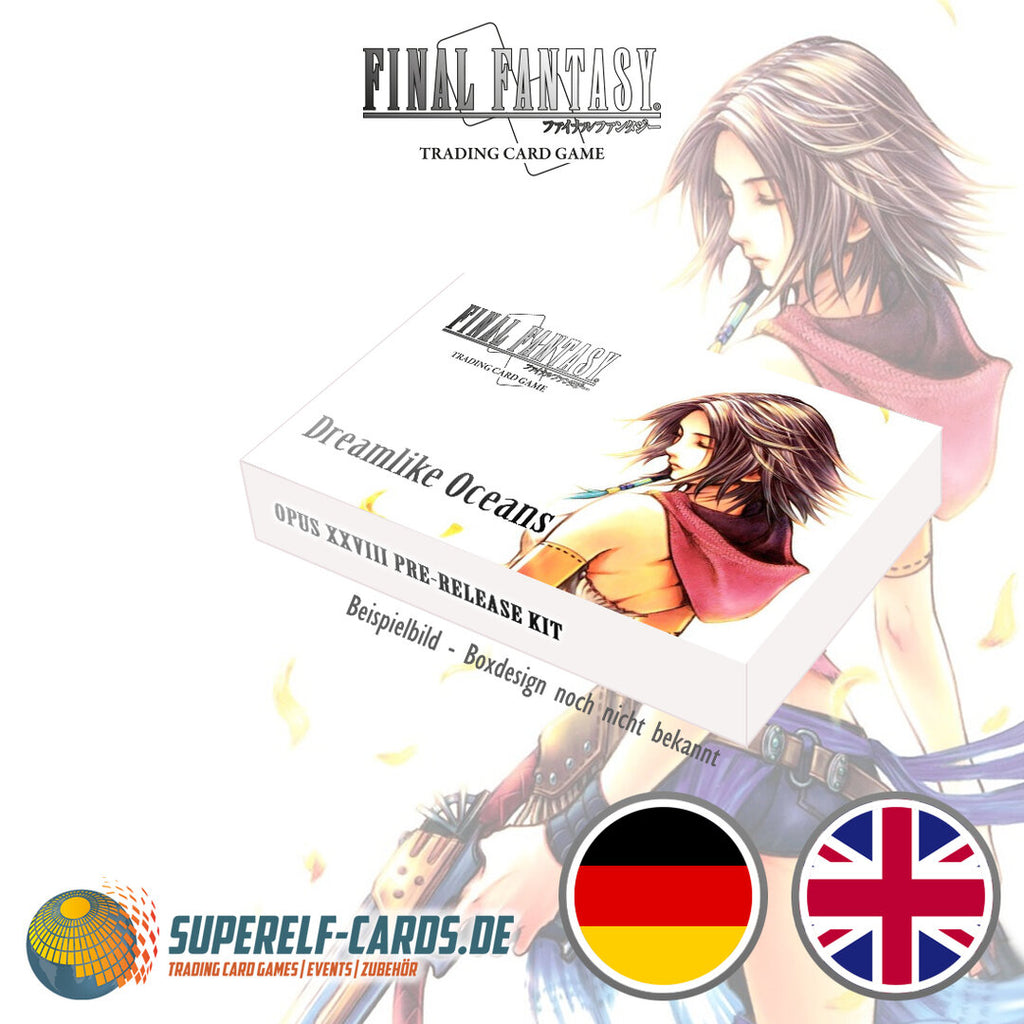 Final Fantasy TCG OPUS 28 / XXVIII - Dreamlike Oceans - Pre-Release Kit - EN / DE