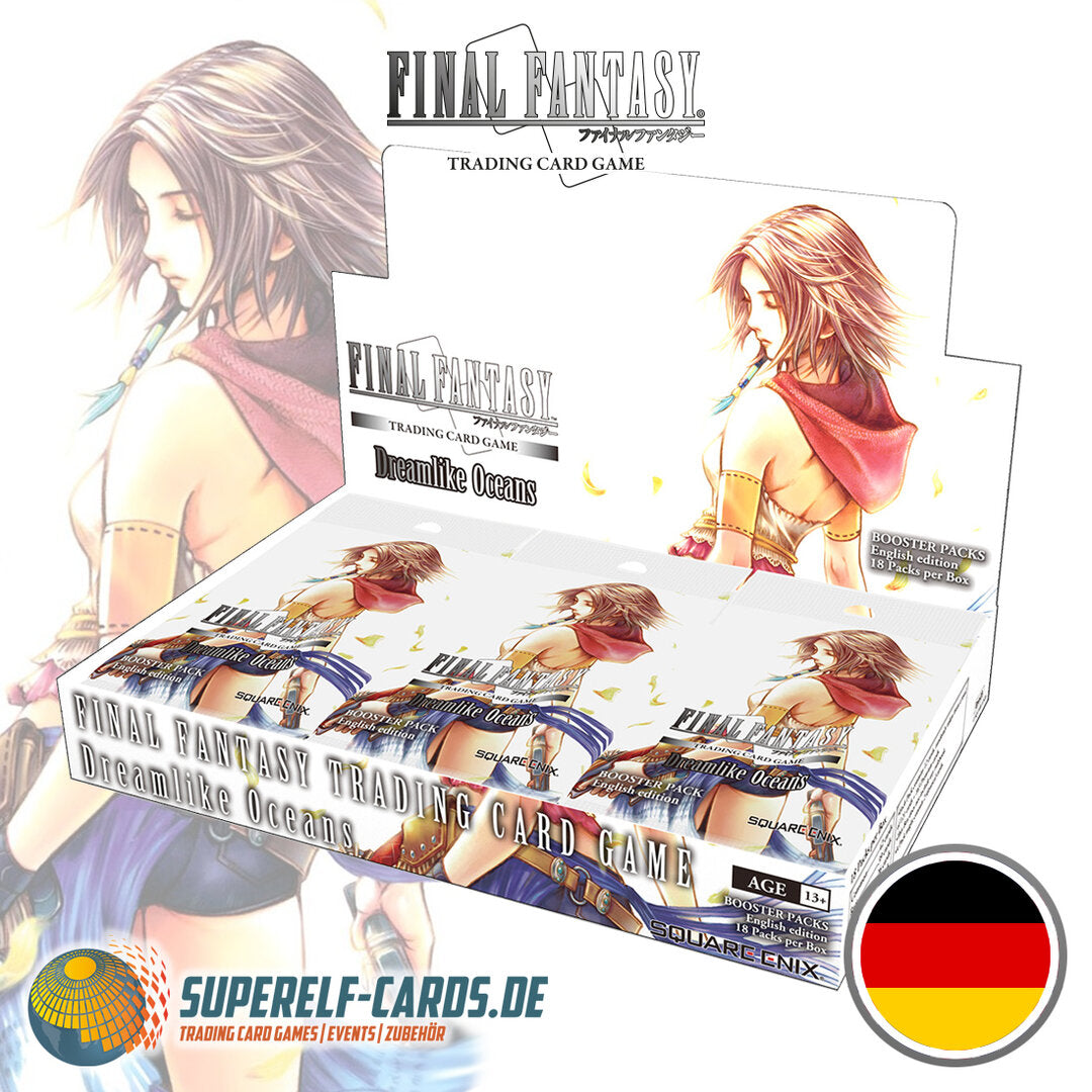 Final Fantasy TCG OPUS 28 / XXVIII - Dreamlike Oceans - 18 Booster Display - EN / DE