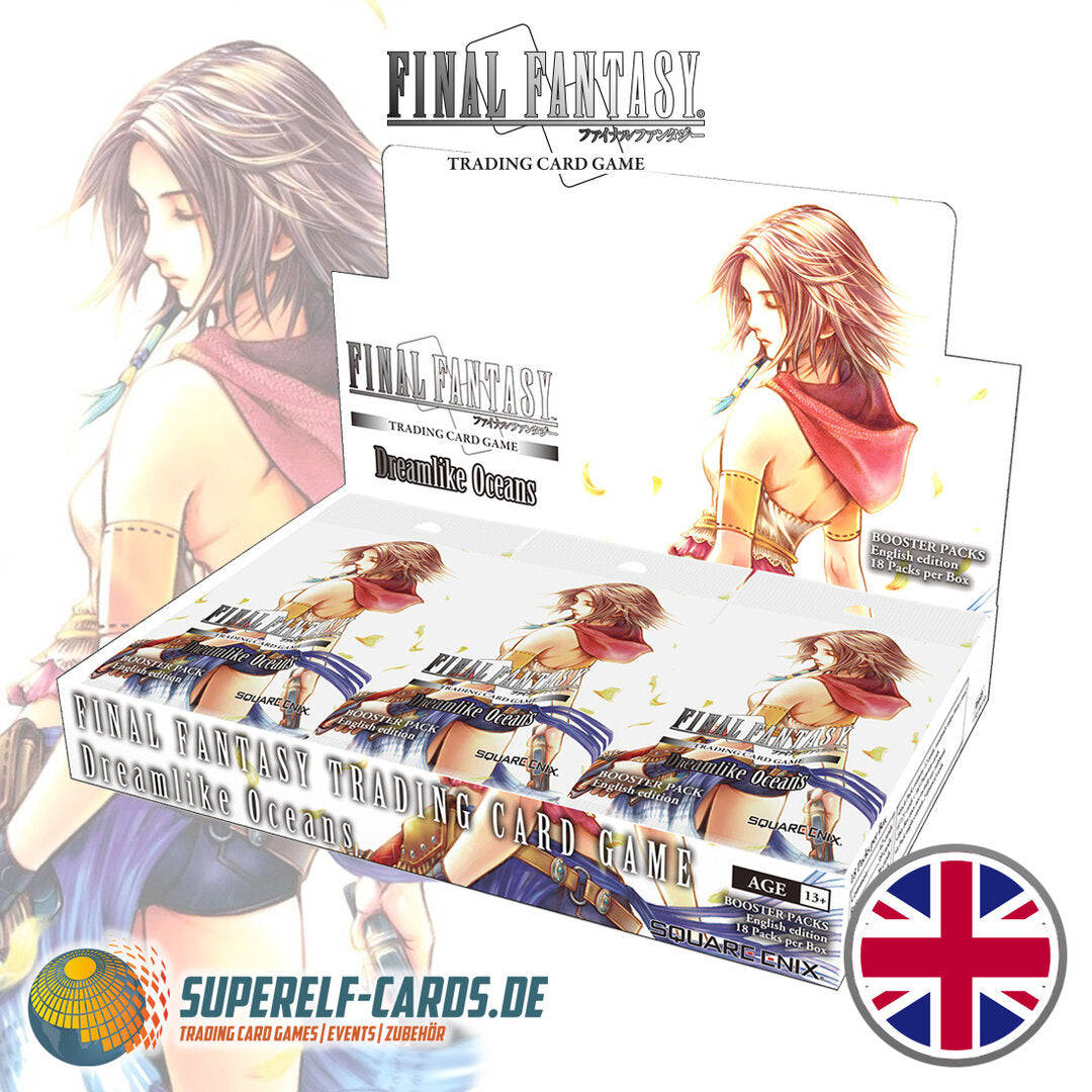 Final Fantasy TCG OPUS 28 / XXVIII - Dreamlike Oceans - 18 Booster Display - EN / DE