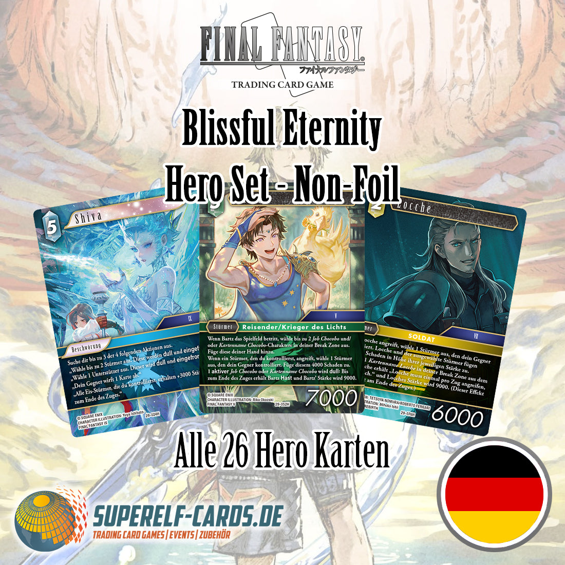 OPUS 29 - Blissful Eternity - Non-Foil Hero Set Deutsch
