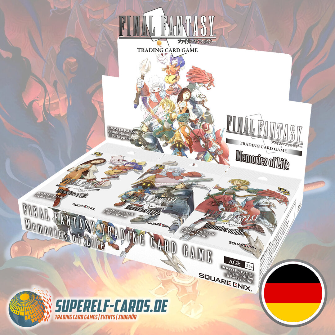 Final Fantasy TCG OPUS 30 / XXX - Memories of Life - 18 Booster Display - EN / DE VVK 13.11.2026