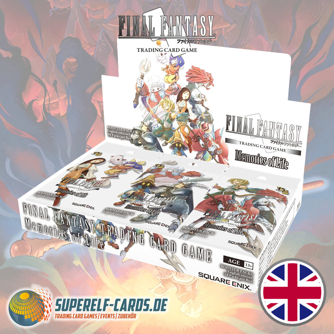 Final Fantasy TCG OPUS 30 / XXX - Memories of Life - 18 Booster Display - EN / DE VVK 13.11.2026