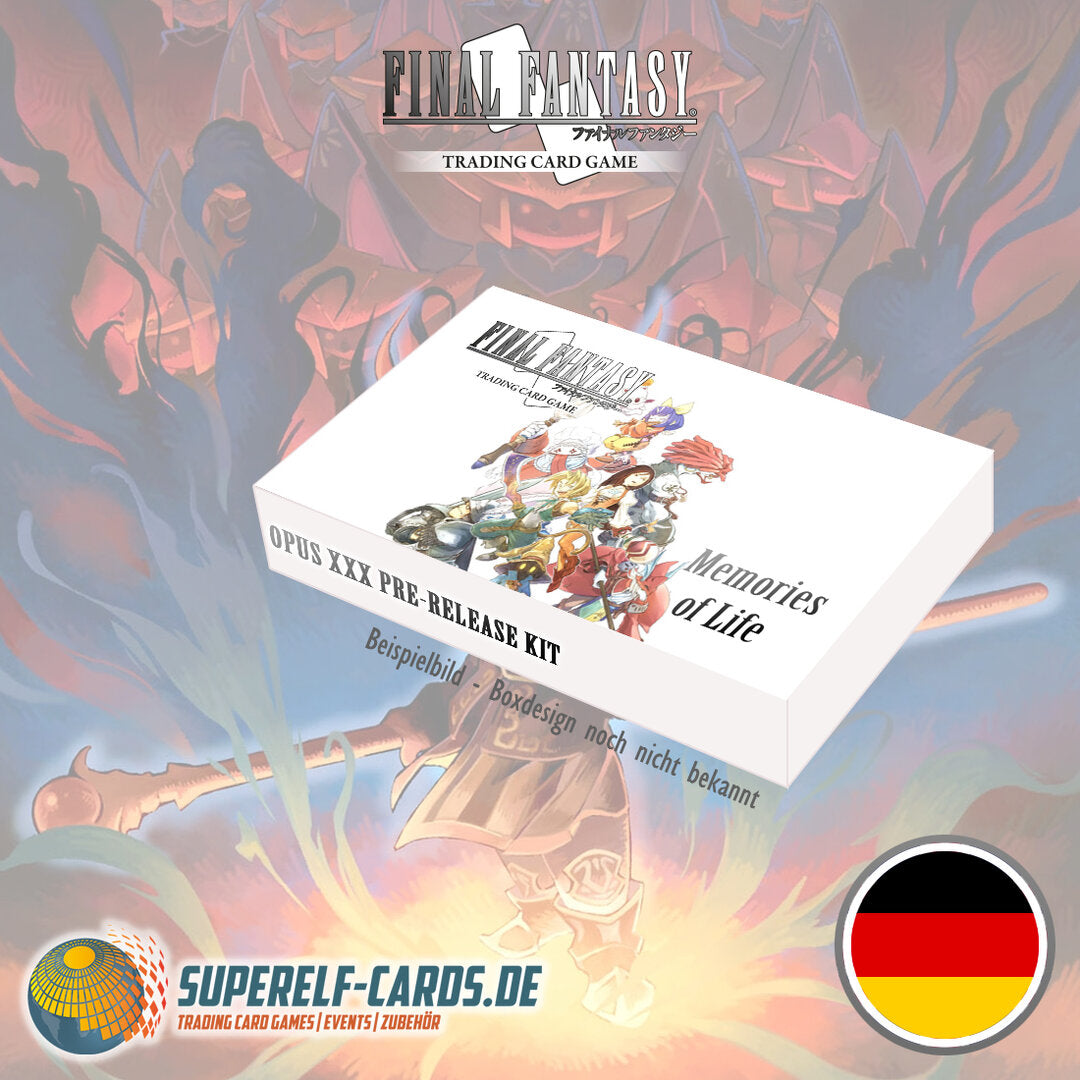 Final Fantasy TCG OPUS 30 / XXX - Memories of Life - Pre-Release Kit - EN / DE VVK 13.11.2026