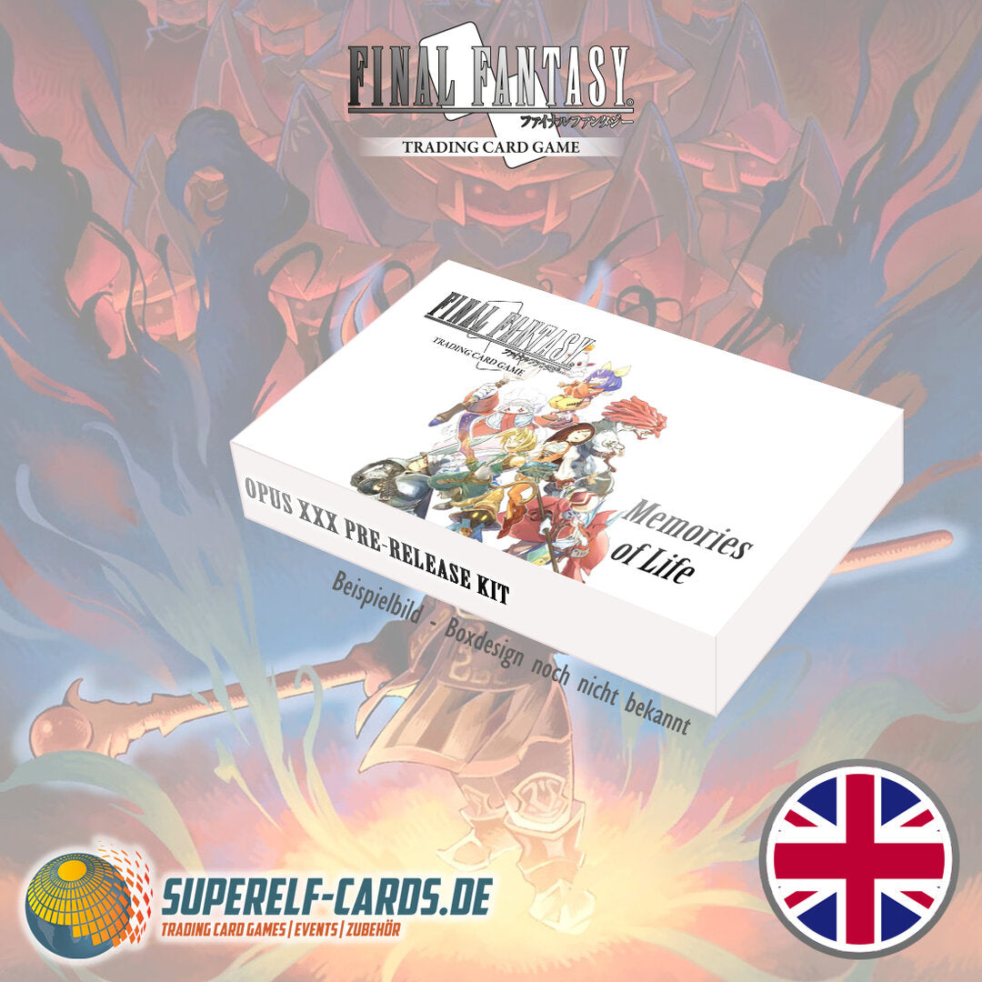 Final Fantasy TCG OPUS 30 / XXX - Memories of Life - Pre-Release Kit - EN / DE VVK 13.11.2026
