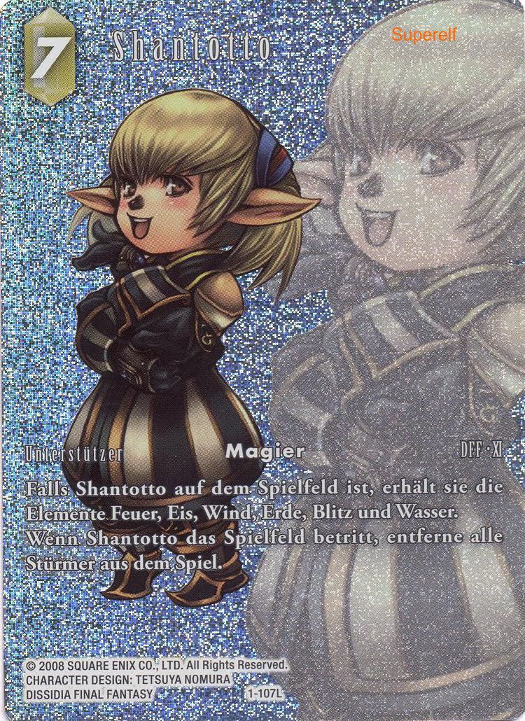 Final Fantasy 1-107L  Shantotto Full Art Premium - Legacy Karte aus OPUS 12
