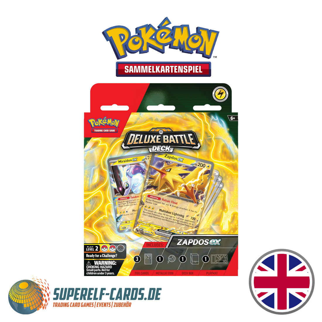 Pokémon TCG - Deluxe Battle Deck - Zapdos EX EN