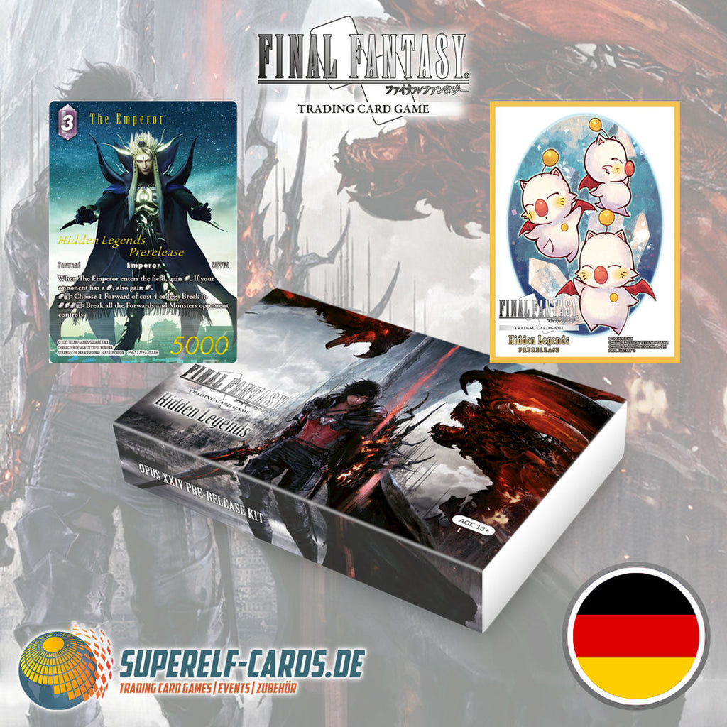 Final Fantasy TCG OPUS 24 / XXIV - Hidden Legends - Pre-Release Kit