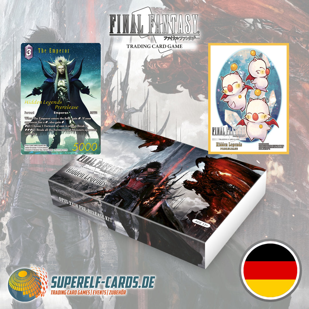Final Fantasy TCG OPUS 24 / XXIV - Hidden Legends - Pre-Release Kit