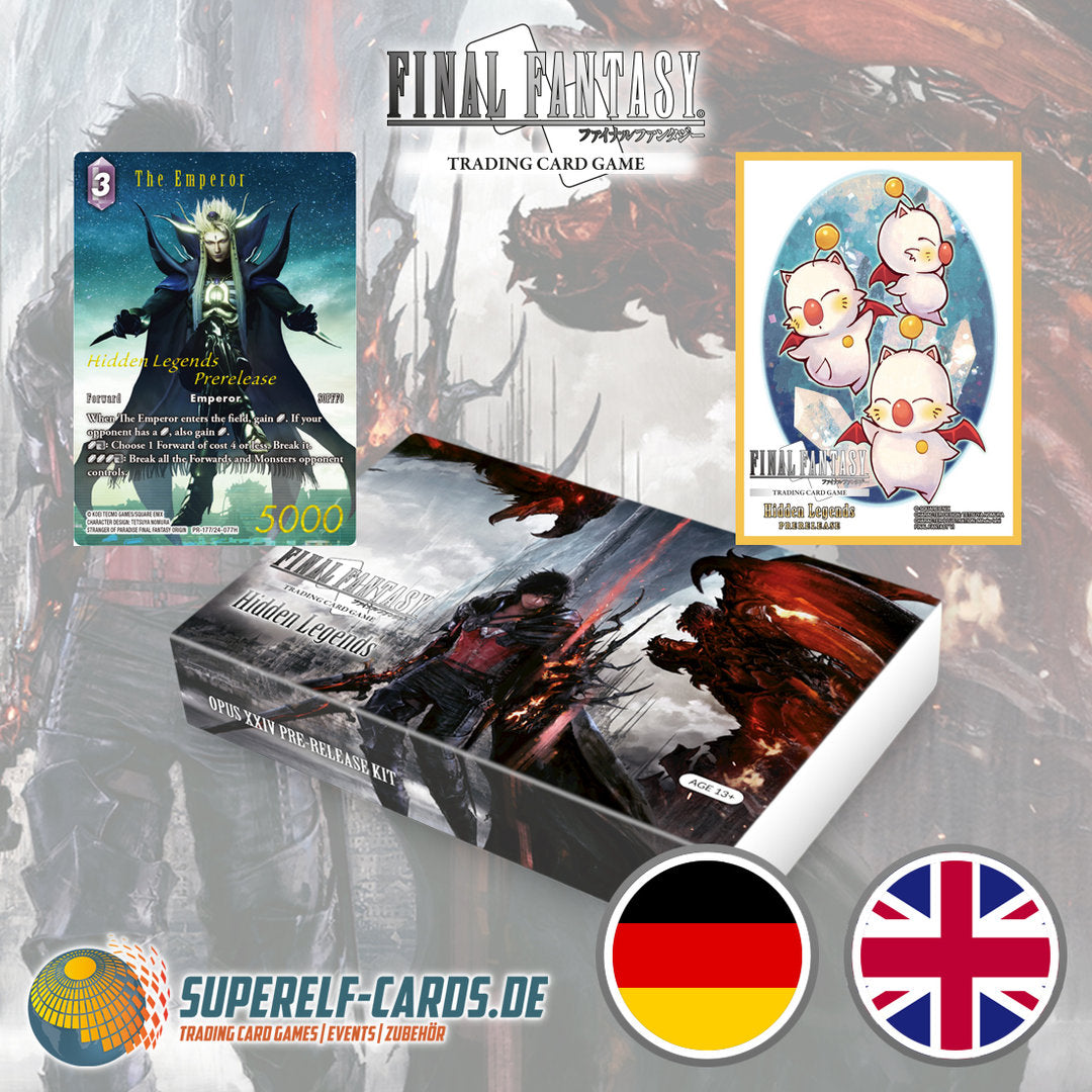 Final Fantasy TCG OPUS 24 / XXIV - Hidden Legends - Pre-Release Kit