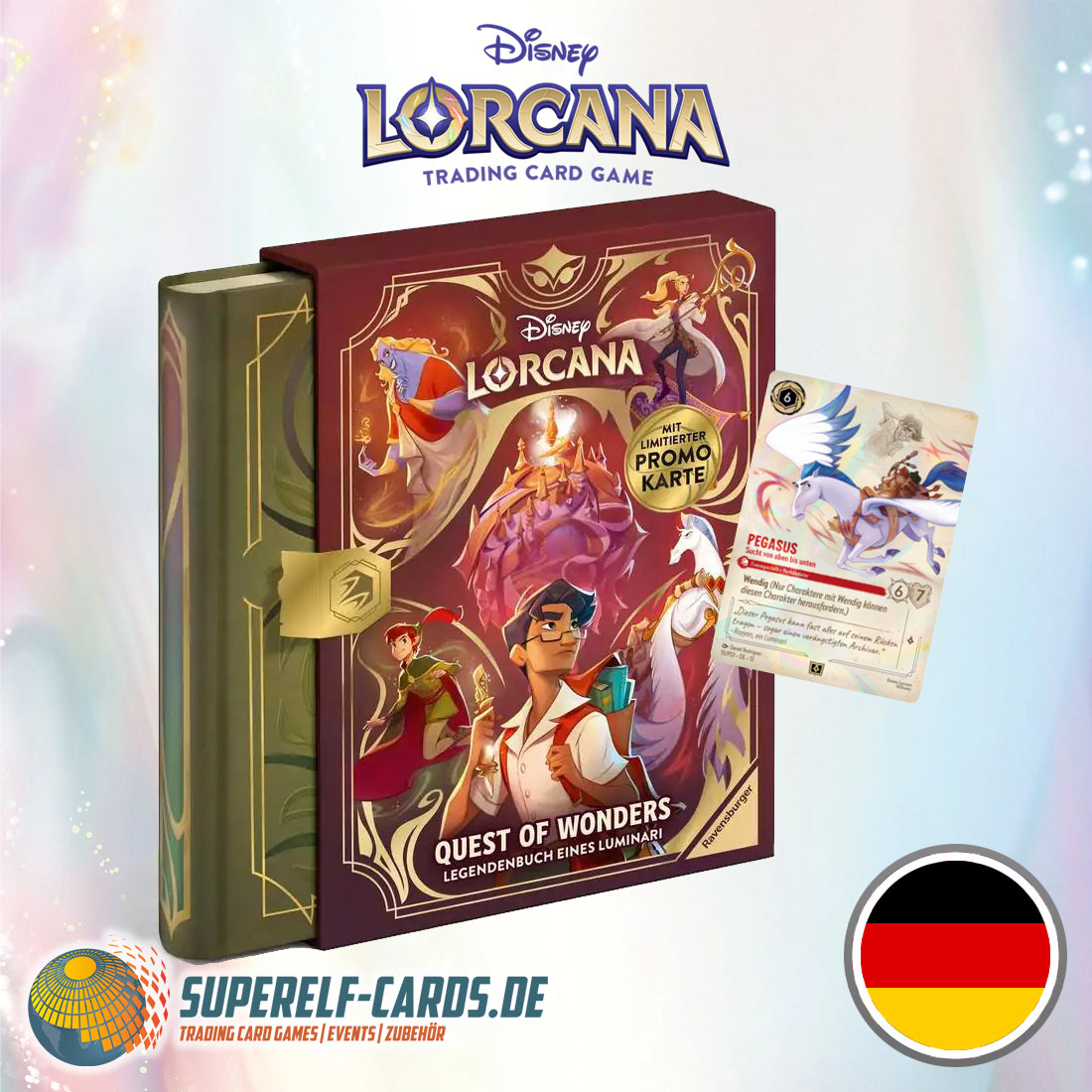 Disney Lorcana - Quest of Wonders - Legendenbuch eines Luminari - DE