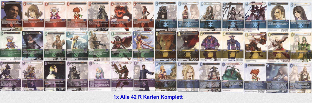 OPUS 2 - 1x Alle 42 Rare Karten komplett