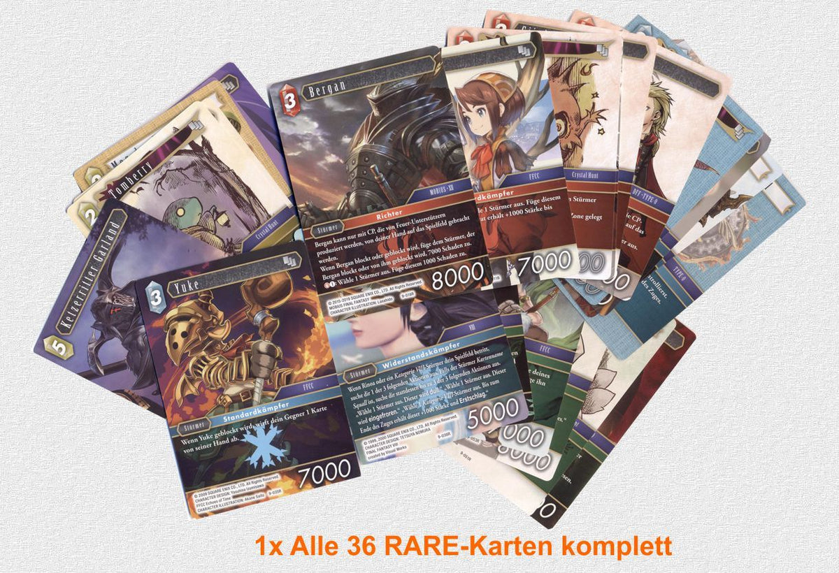 OPUS 9 - 1x Alle 36 Rare Karten komplett