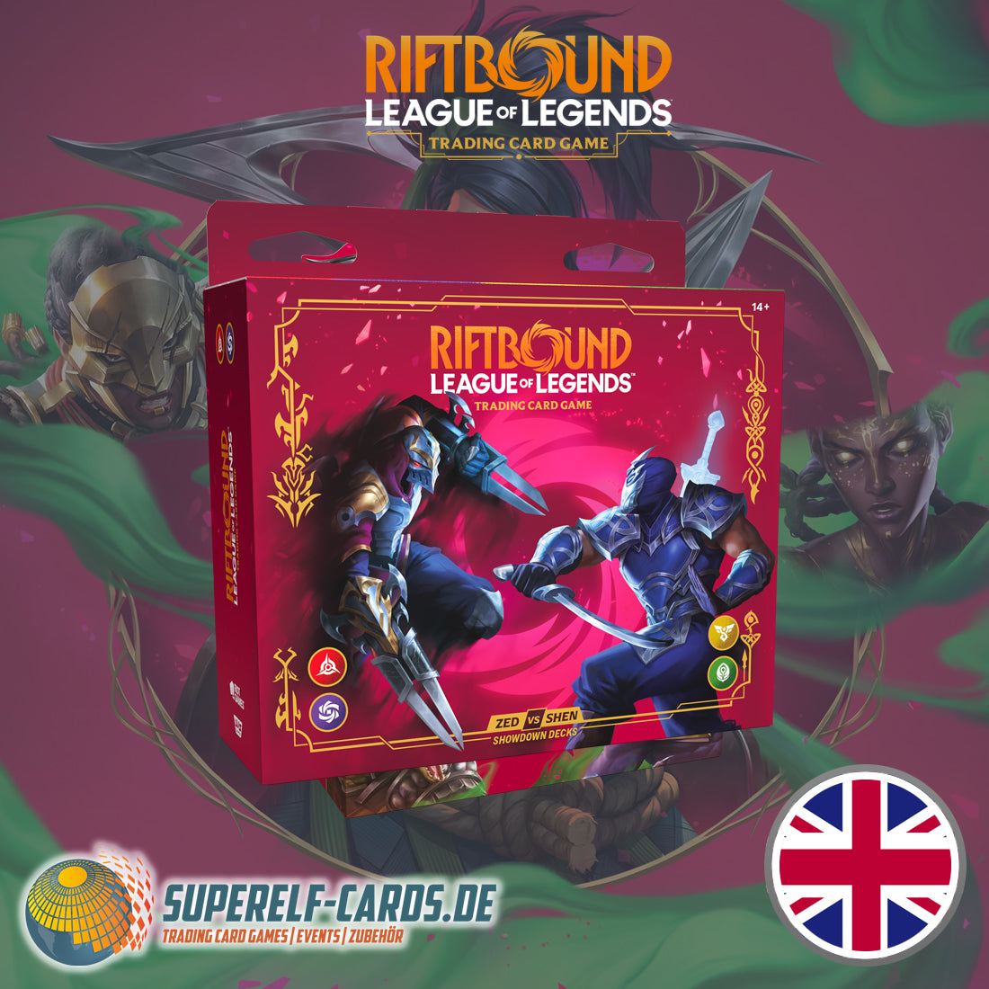 Riftbound: League of Legends TCG - Vendetta - Showdown Decks - Zed vs Shen - EN