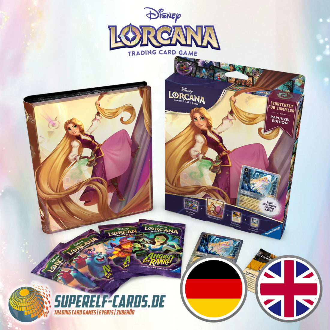Disney Lorcana - Rapunzel - Starterset für Sammler EN / DE