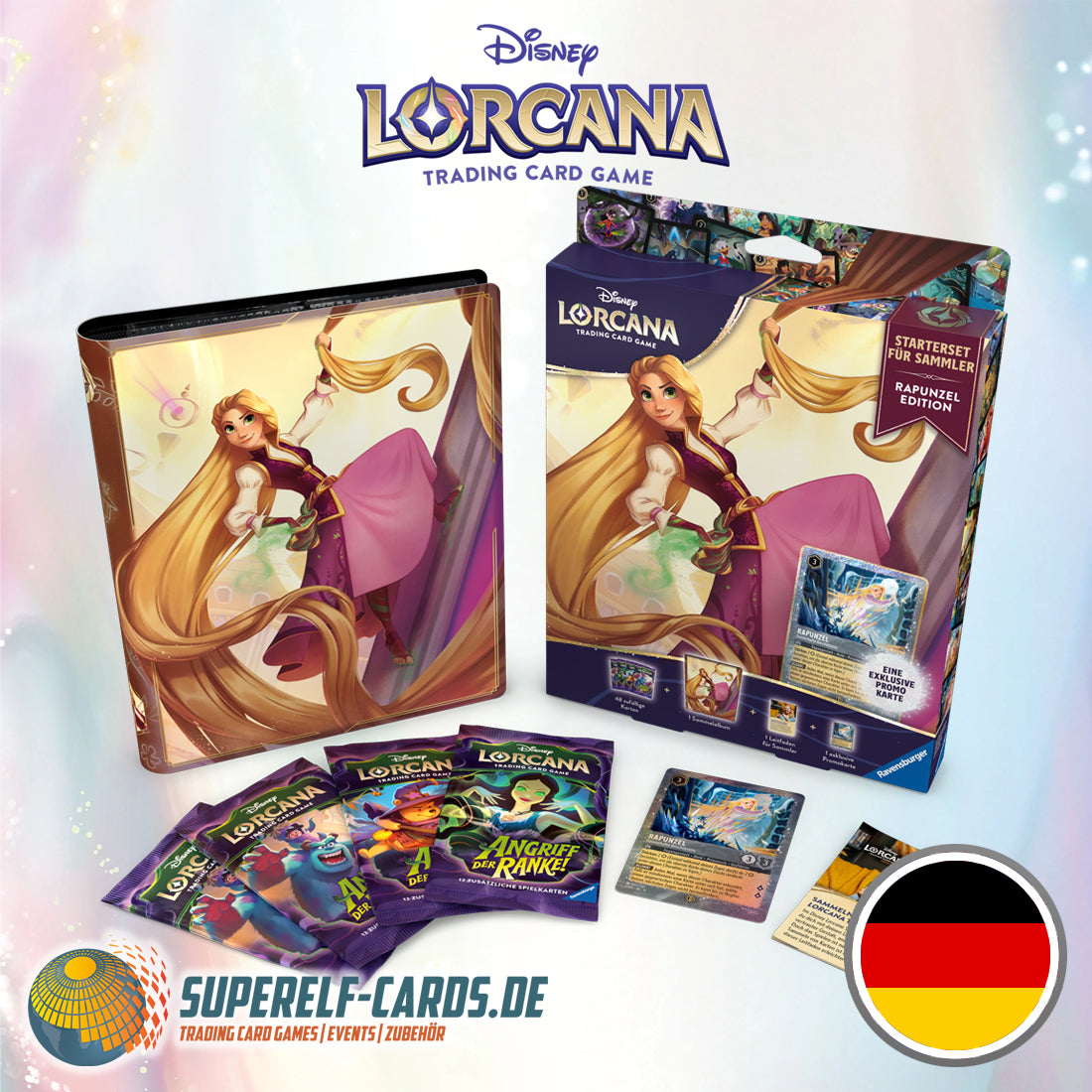 Disney Lorcana - Rapunzel - Starterset für Sammler EN / DE