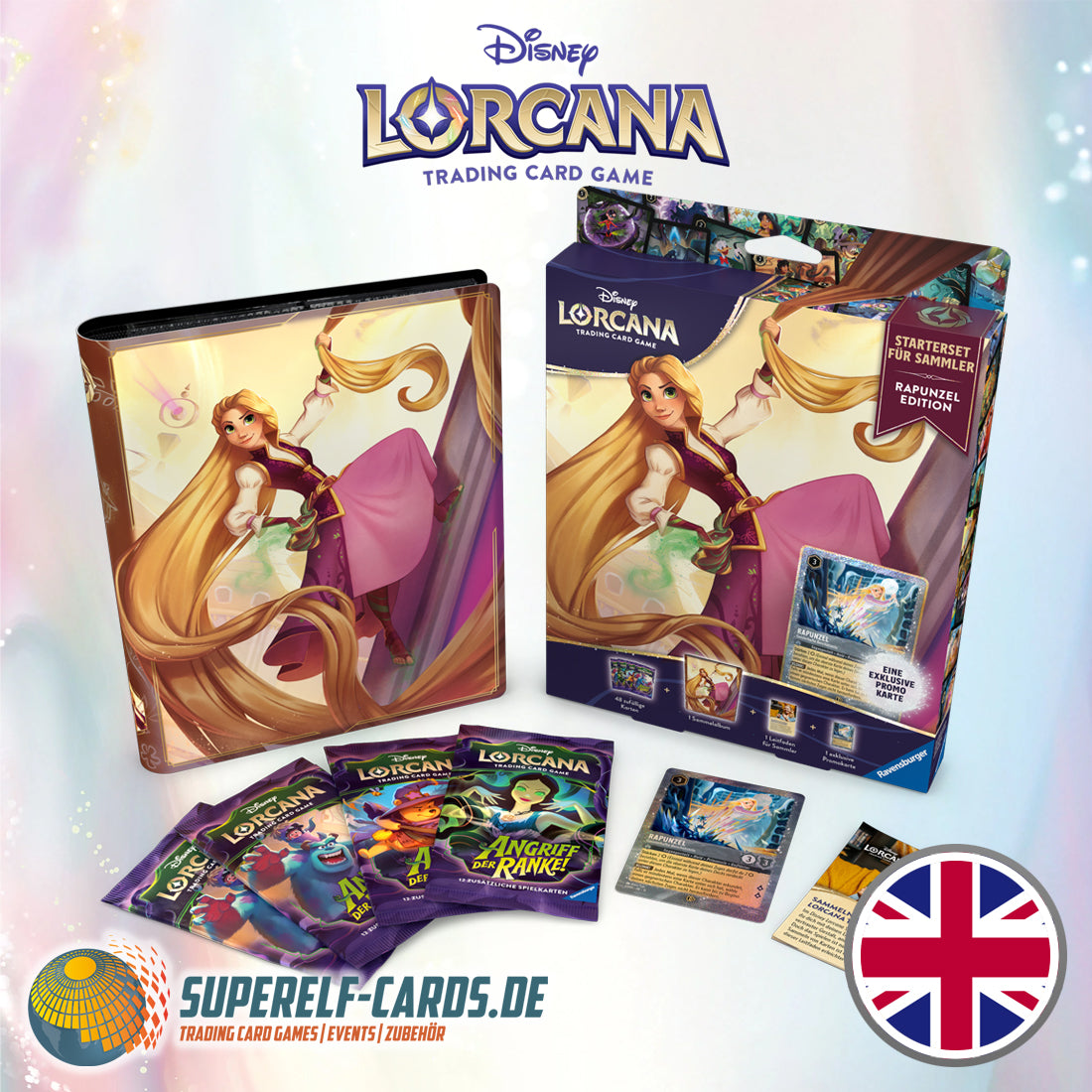 Disney Lorcana - Rapunzel - Starterset für Sammler EN / DE