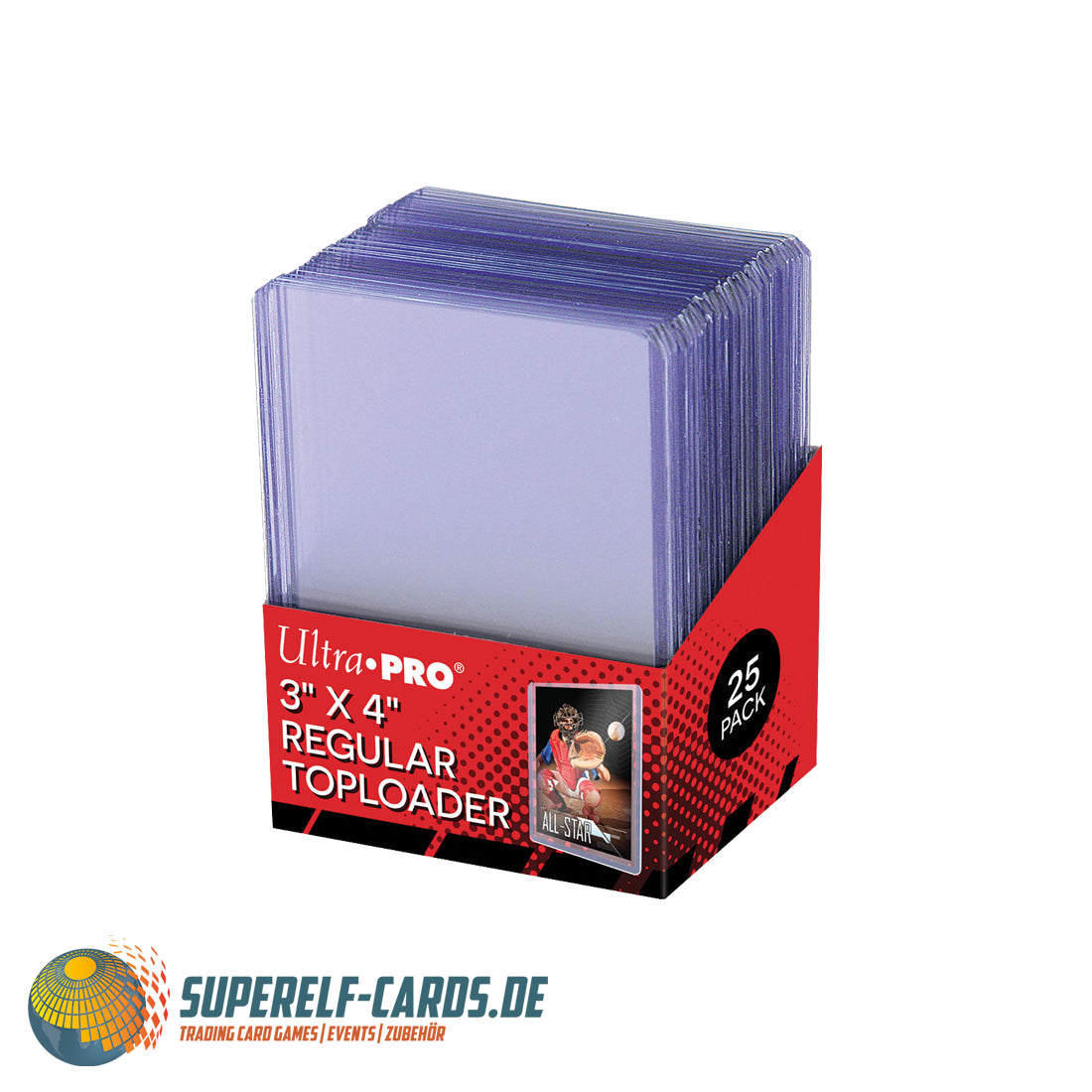 Ultra Pro - 3 x 4" Regular Toploader - 25 Stück