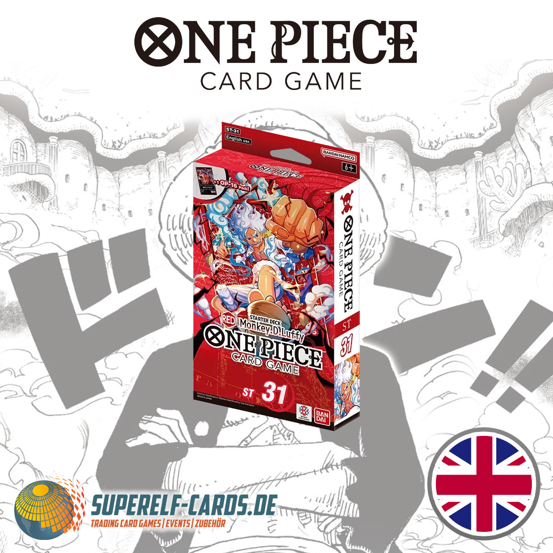One Piece Card Game - Starter Deck - Monkey.D.Luffy ST-31 EN
