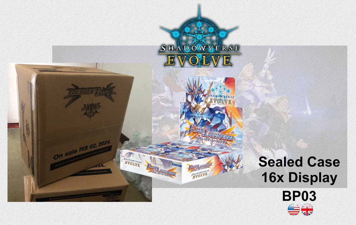 Shadowverse: Evolve TCG - Flame of Laevateinn - 16 Display Sealed Case -  BP03- Englisch
