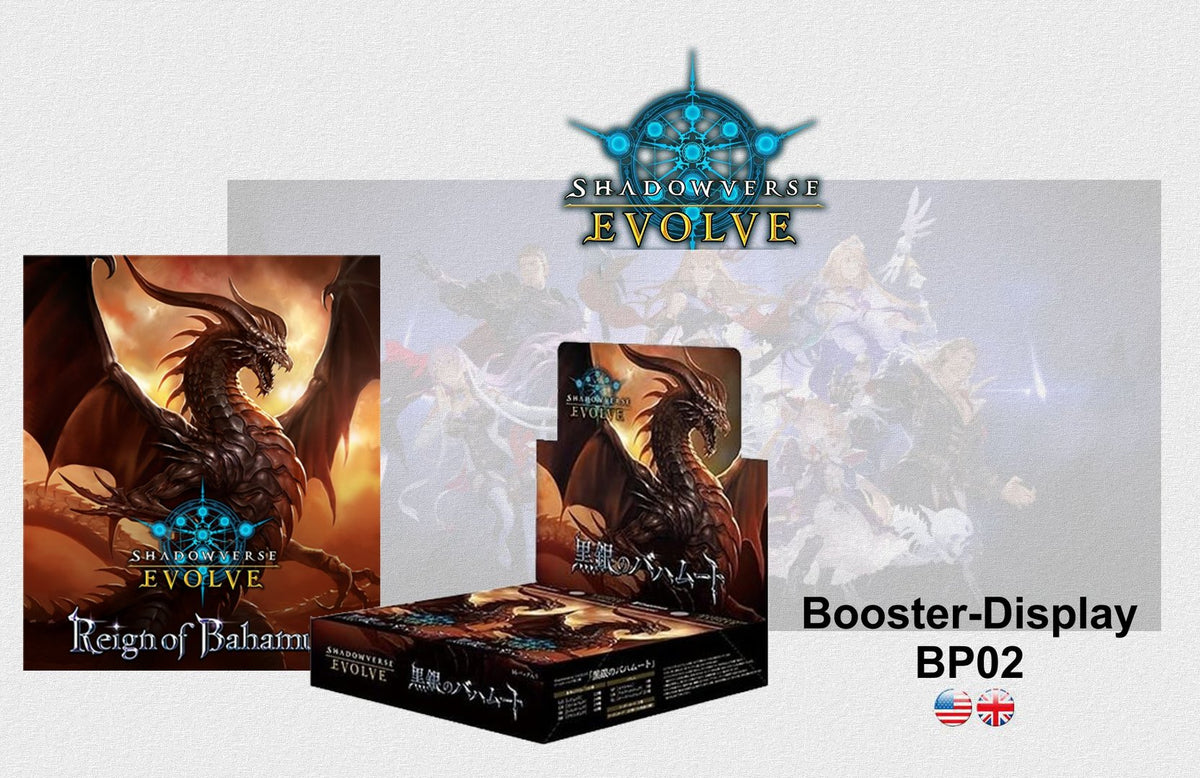 Shadowverse: Evolve TCG - Reign of Bahamut - Booster Display BP02- Englisch