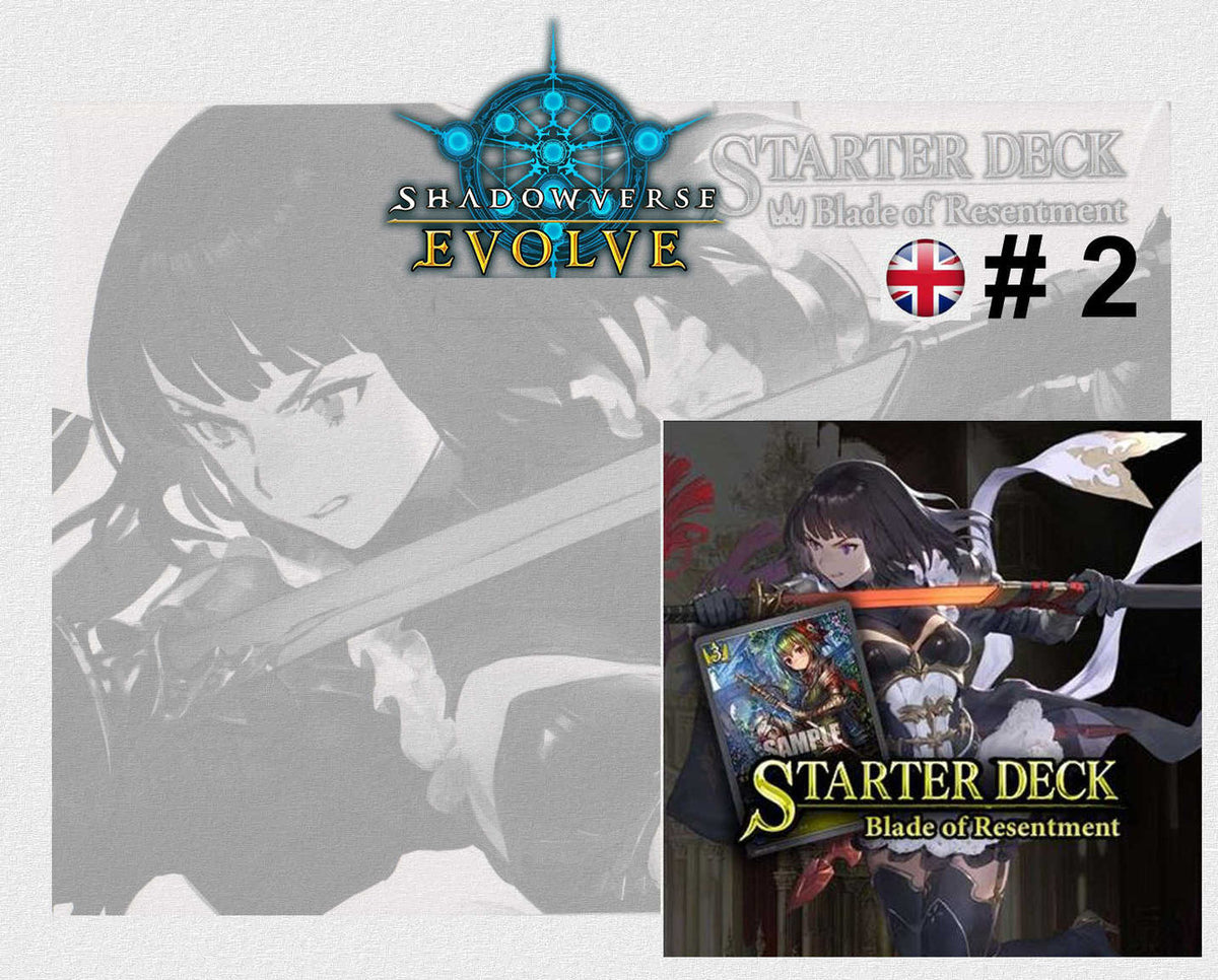 Shadowverse: Evolve TCG - Blade of Resentment - Starter SD02- Englisch