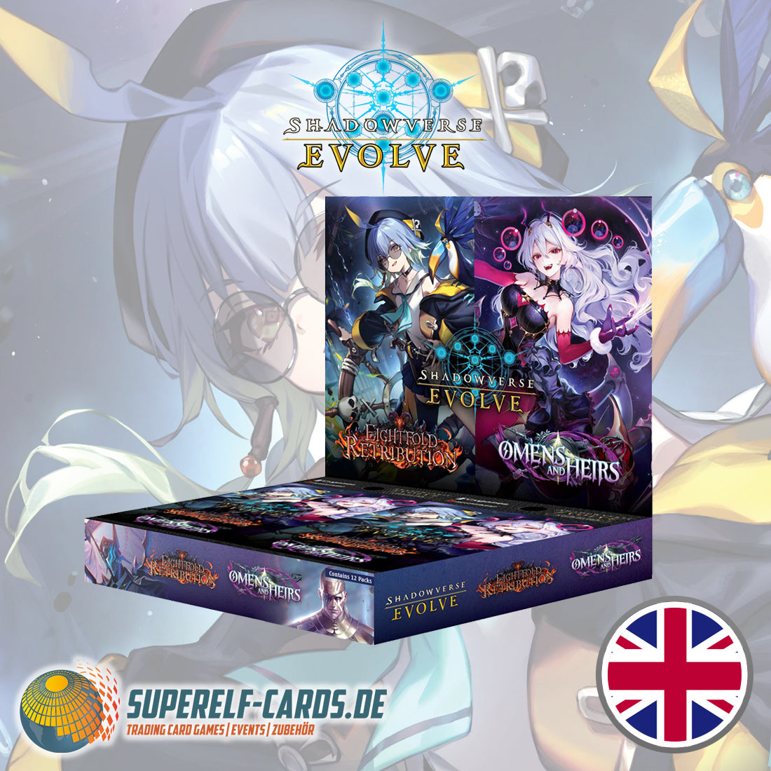 Shadowverse: Evolve - Eightfold Retribution & Omens and Heirs - Booster Display BP19/20 - EN