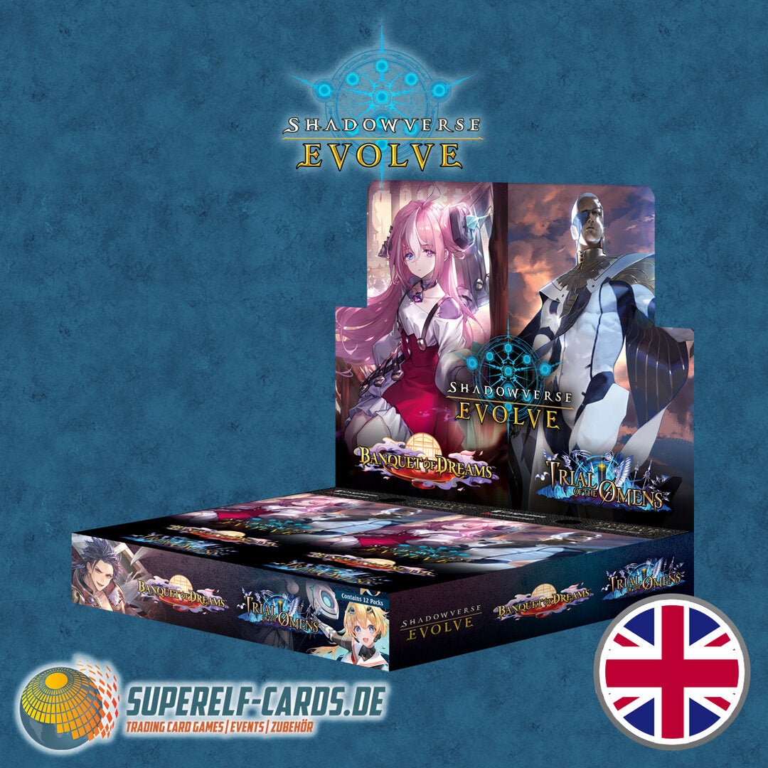 Shadowverse Evolve: Combined Set Banquet of Dreams & Trial of the Omens - Booster Display EN