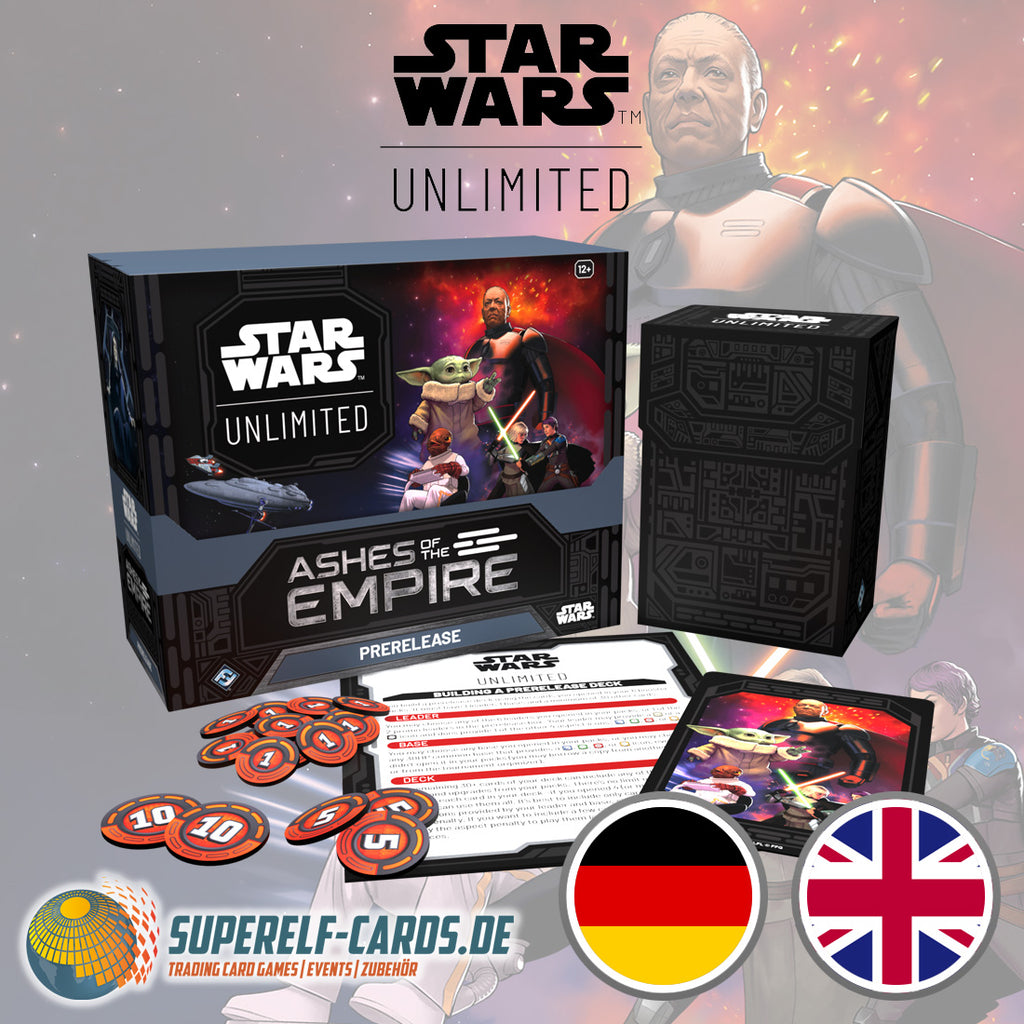 Star Wars: Unlimited - Asche des Imperiums / Ashes of the Empire - Pre-Release Box DE / EN