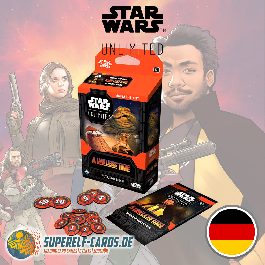 Star Wars: Unlimited - Gesetzlose Zeiten / A Lawless Time - Spotlight-Deck: Jabba the Hutt - DE / EN