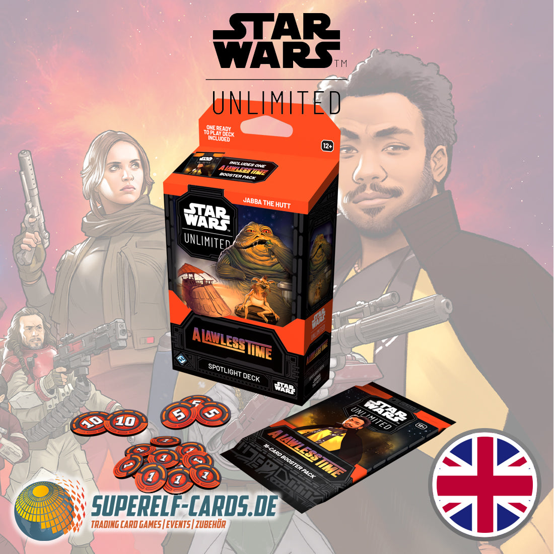 Star Wars: Unlimited - Gesetzlose Zeiten / A Lawless Time - Spotlight-Deck: Jabba the Hutt - DE / EN