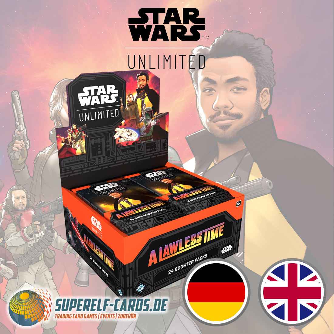 Star Wars: Unlimited - Gesetzlose Zeiten / A Lawless Time - Booster Display DE / EN