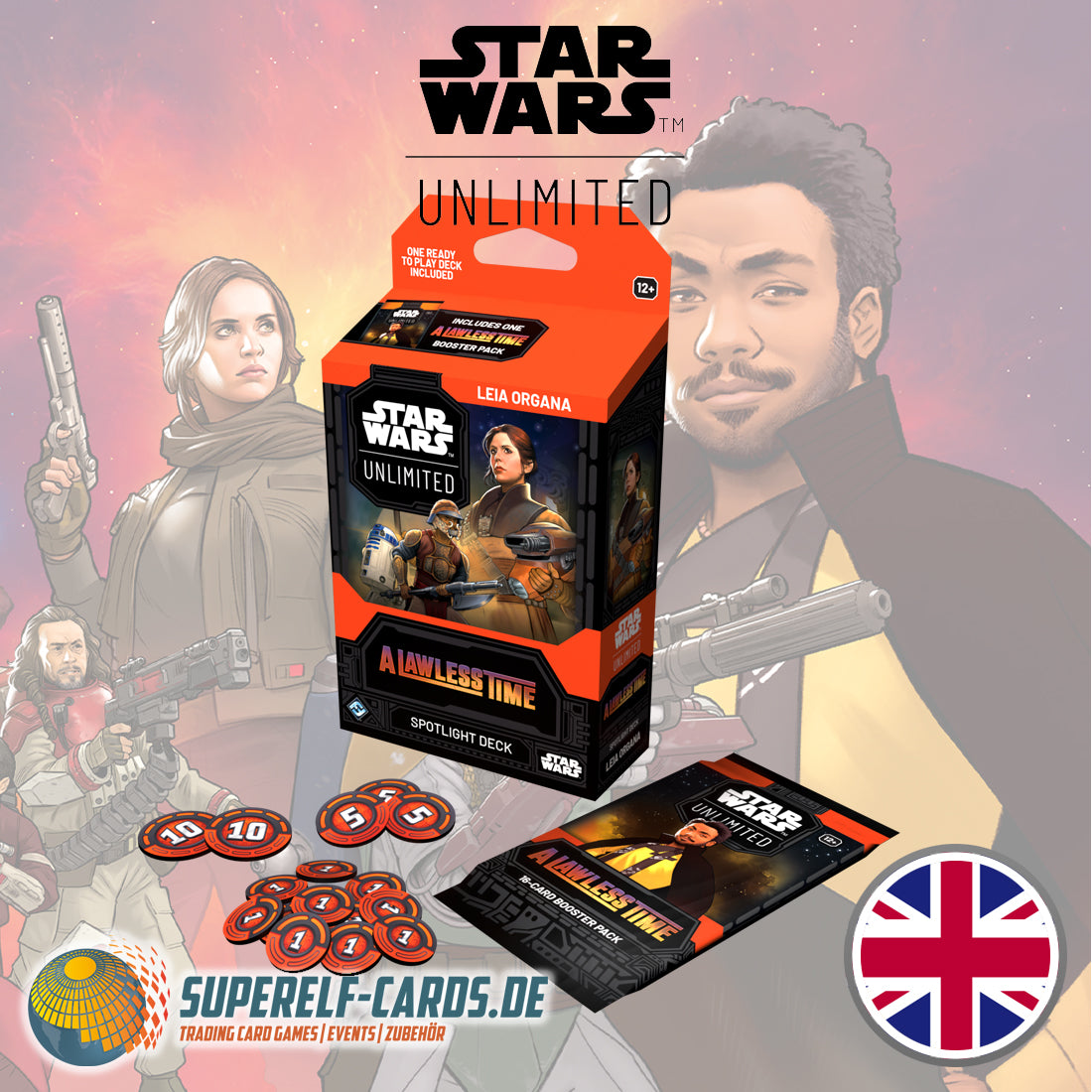 Star Wars: Unlimited - Gesetzlose Zeiten / A Lawless Time - Spotlight-Deck: Leia Organa - DE / EN