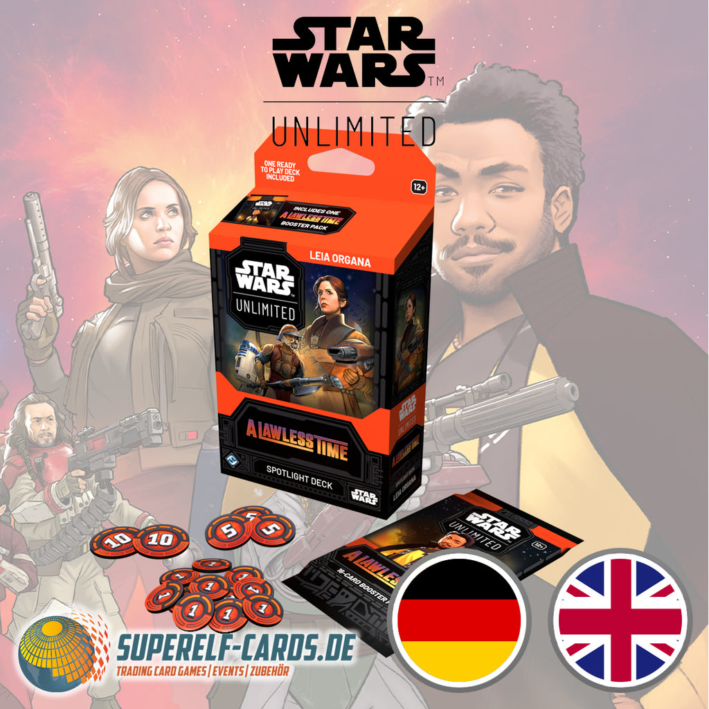 Star Wars: Unlimited - Gesetzlose Zeiten / A Lawless Time - Spotlight-Deck: Leia Organa - DE / EN