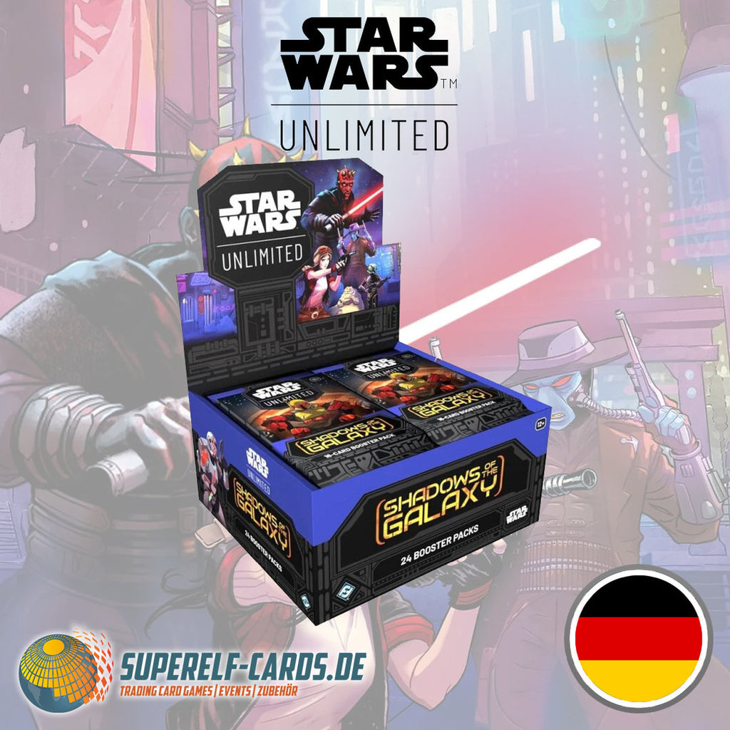 Star Wars: Unlimited - Schatten der Galaxis / Shadows of the Galaxy - Booster Display DE / EN
