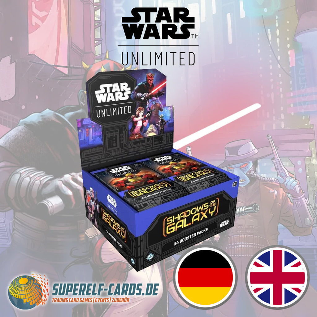 Star Wars: Unlimited - Schatten der Galaxis / Shadows of the Galaxy - Booster Display DE / EN