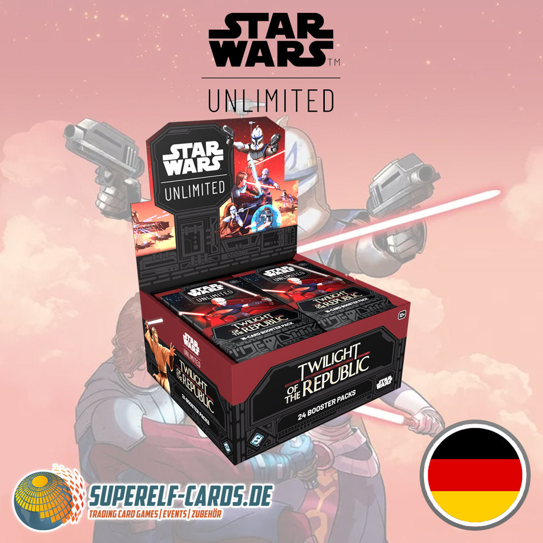 Star Wars: Unlimited - Niedergang der Republik / Twilight of the Republic - Booster Display DE / EN