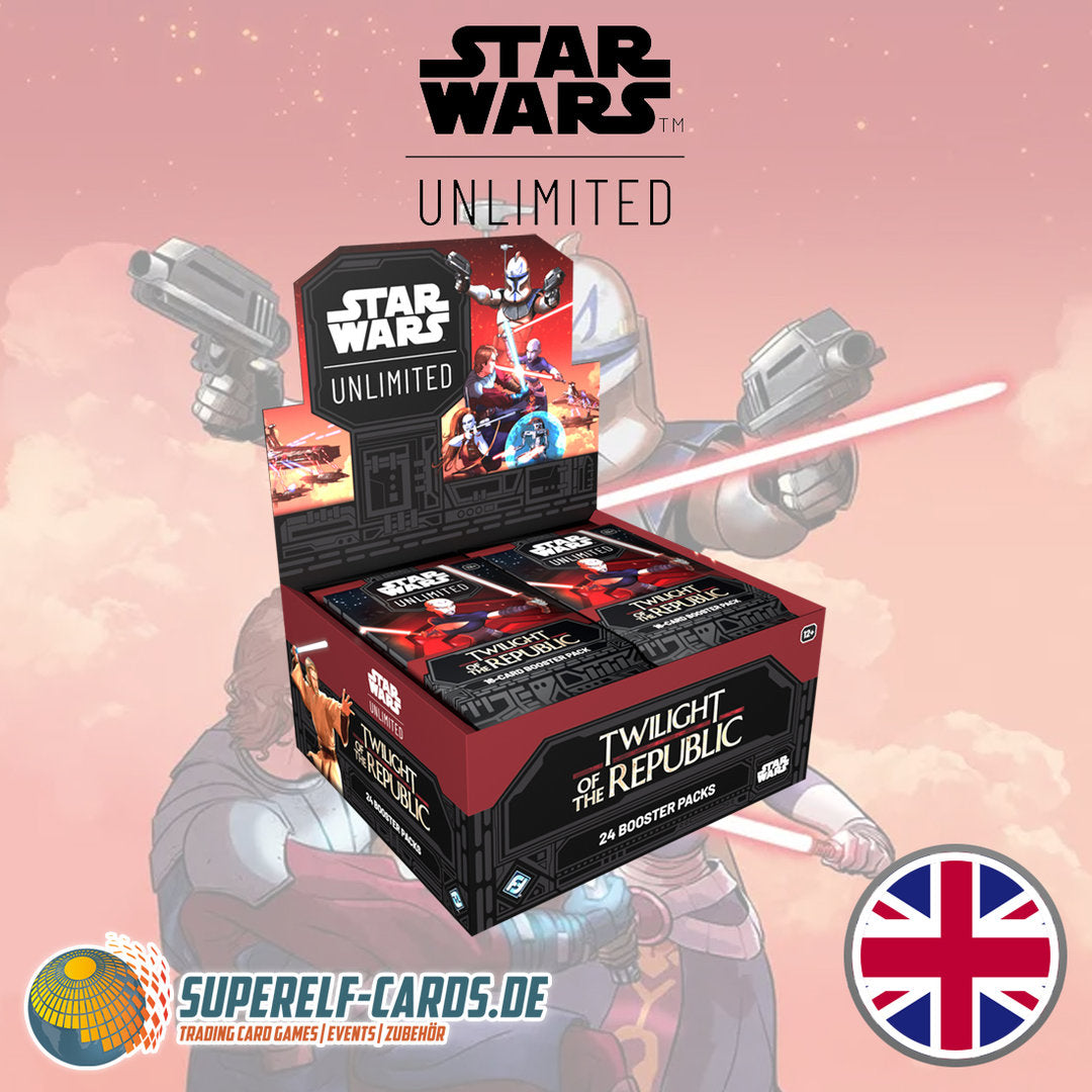 Star Wars: Unlimited - Niedergang der Republik / Twilight of the Republic - Booster Display DE / EN