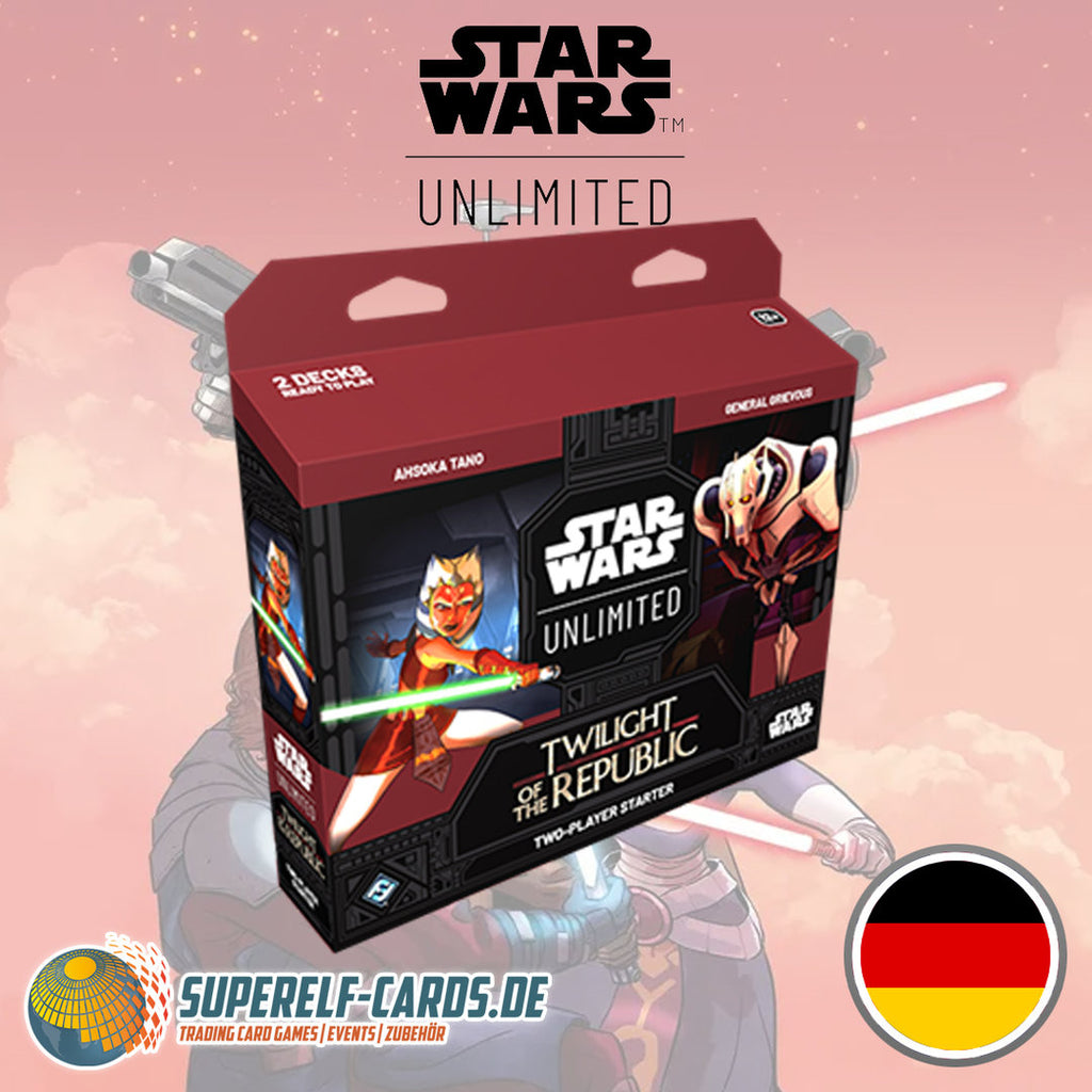 Star Wars: Unlimited - Niedergang der Republik / Twilight of the Republic - Zwei-Spieler-Starter DE / EN