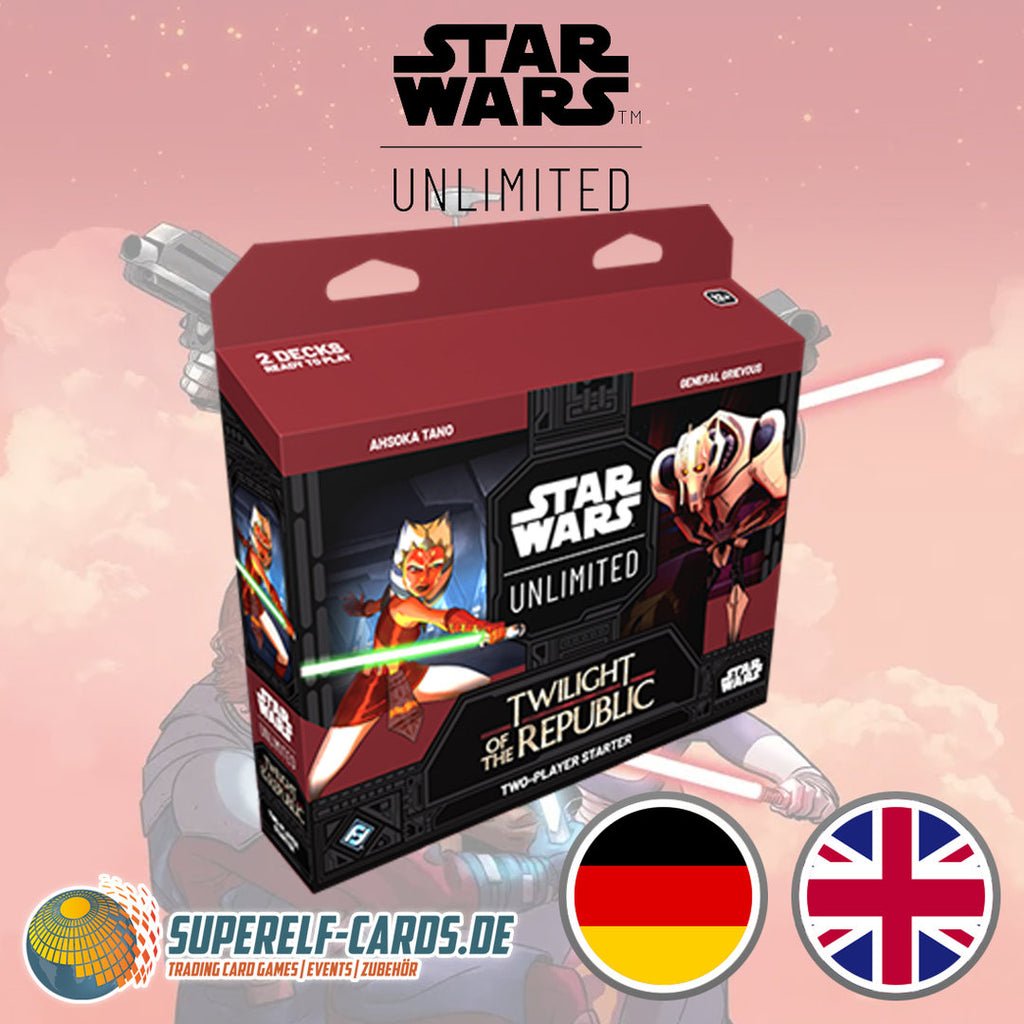 Star Wars: Unlimited - Niedergang der Republik / Twilight of the Republic - Zwei-Spieler-Starter DE / EN