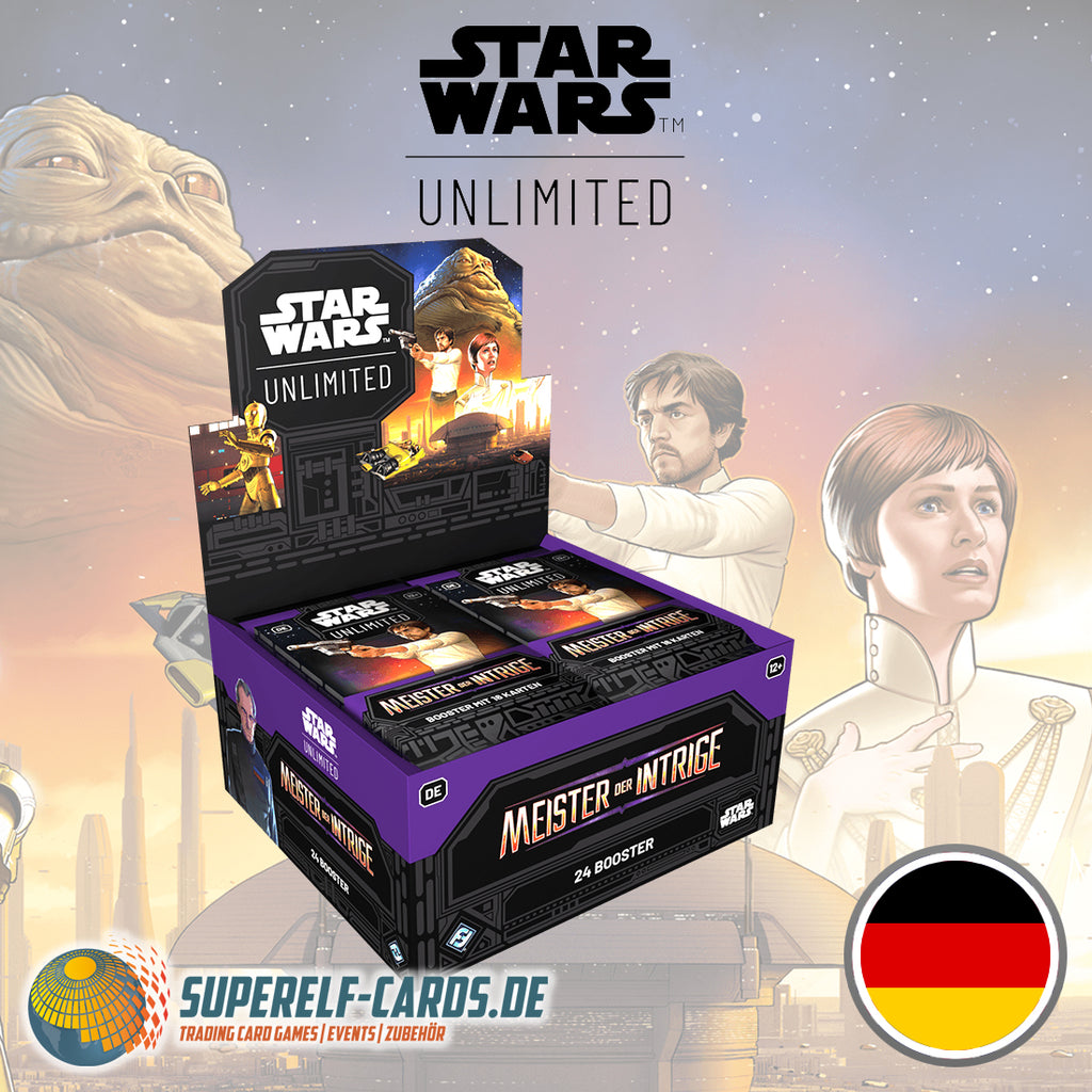 Star Wars: Unlimited - Meister der Intrige / Secrets of Power - Booster Display DE / EN
