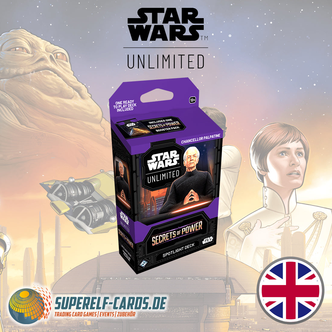 Star Wars: Unlimited - Meister der Intrige / Secrets of Power - Spotlight-Deck: Chancellor Palpatine DE / EN