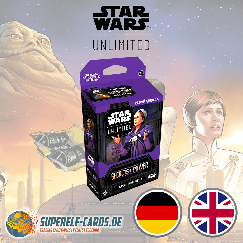 Star Wars: Unlimited - Meister der Intrige / Secrets of Power - Spotlight-Deck: Padmé Amidala DE / EN