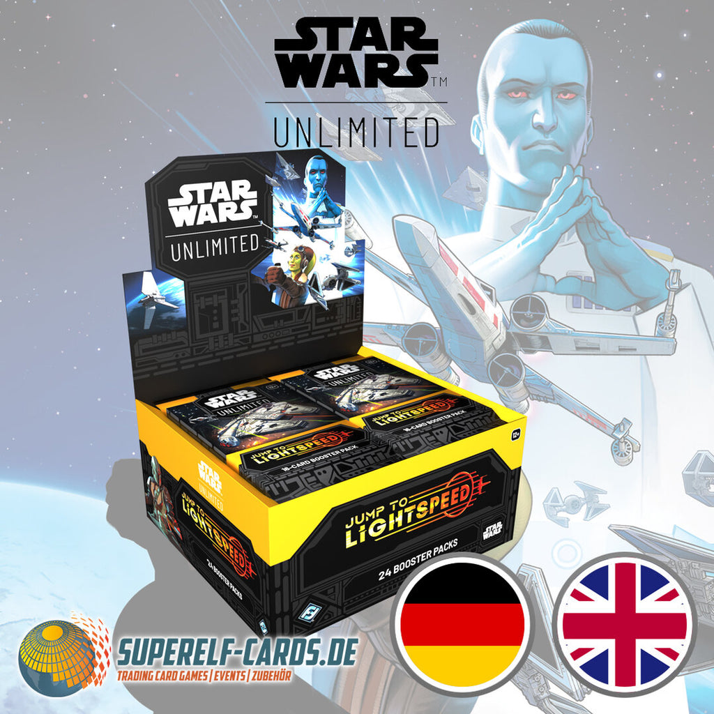 Star Wars: Unlimited - Umschalten auf Lichtgeschwindigkeit / Jump to Lightspeed - Booster Display DE / EN