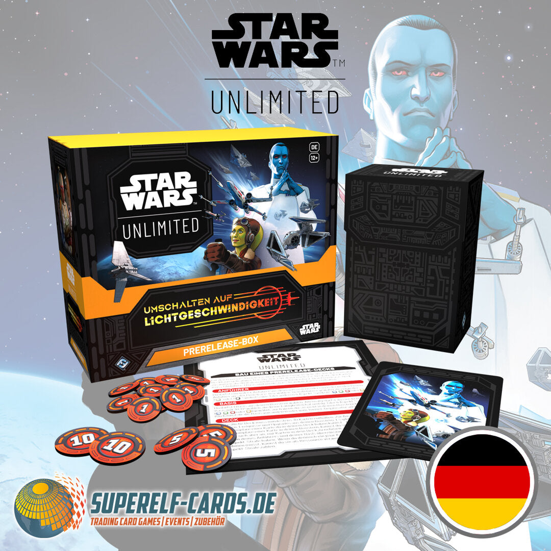 Star Wars: Unlimited - Umschalten auf Lichtgeschwindigkeit / Jump to Lightspeed - Pre-Release Box DE / EN