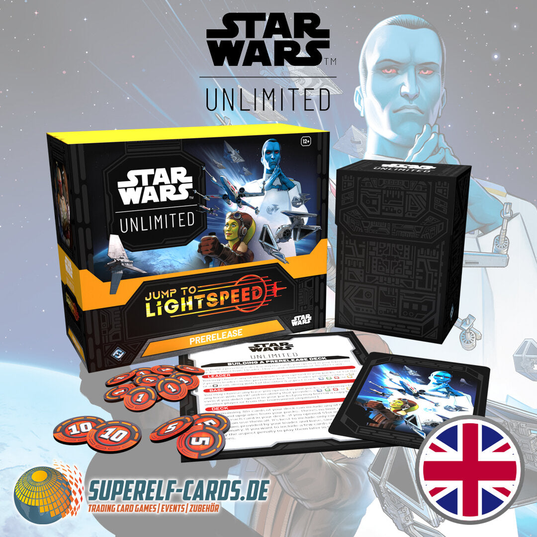 Star Wars: Unlimited - Umschalten auf Lichtgeschwindigkeit / Jump to Lightspeed - Pre-Release Box DE / EN