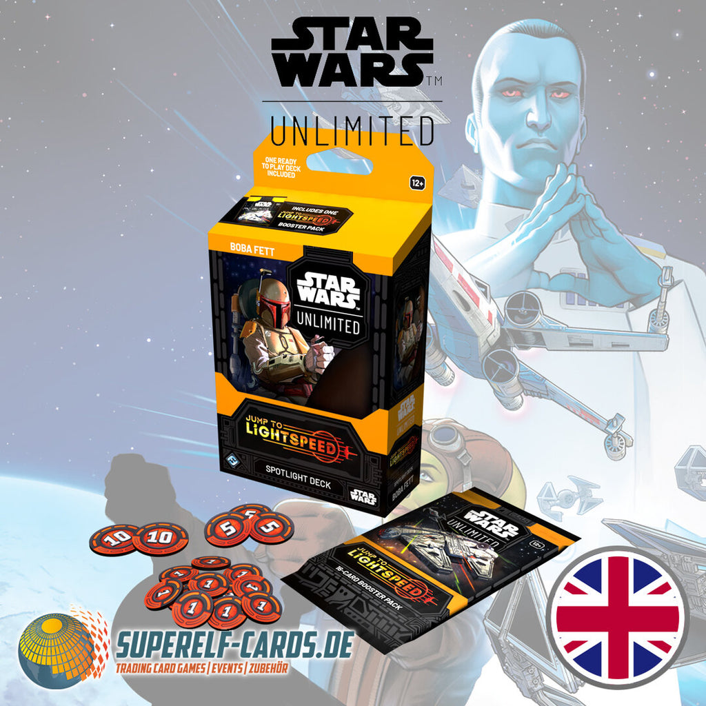 Star Wars: Unlimited - Umschalten auf Lichtgeschwindigkeit / Jump to Lightspeed - Spotlight-Deck: Boba Fett - DE / EN