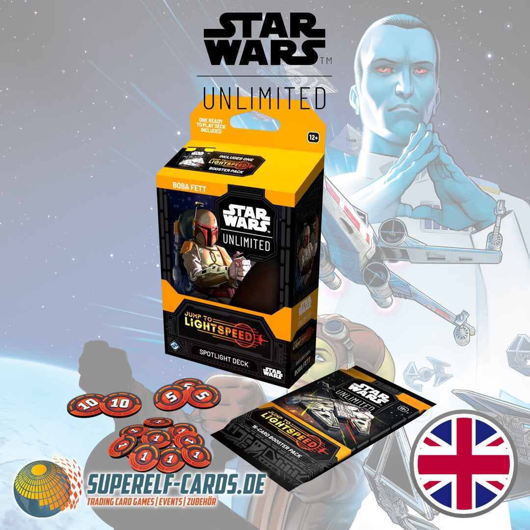 Star Wars: Unlimited - Umschalten auf Lichtgeschwindigkeit / Jump to Lightspeed - Spotlight-Deck: Boba Fett - DE / EN